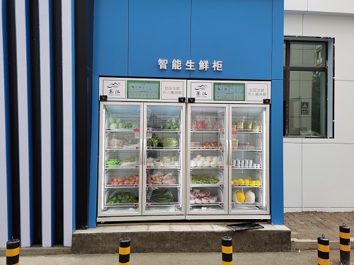 生鲜蔬菜售货柜